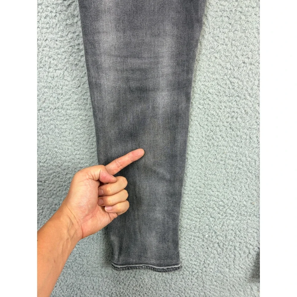 Kings Of Indigo Slim Fit Denim Jeans Mens Gray Washed Organic Cotton Casual